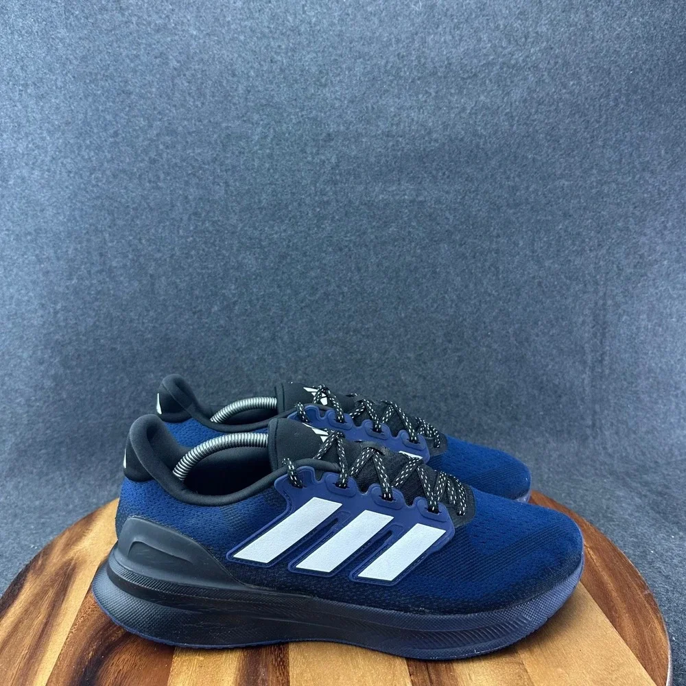 Adidas Ultrarun 5 Shoes Mens Size 12 Dark Blue White Black Running JQ3811